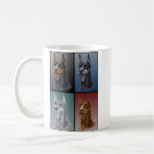 Doberman Colors Kaffeetasse (Links)