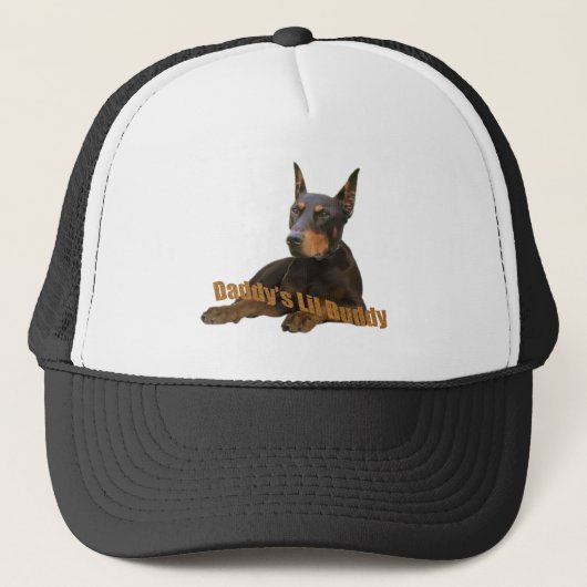 Doberman Daddy Truckerkappe (Vorderseite)