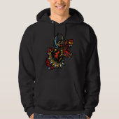 Doberman designer retro streetwear high end fashi hoodie (Vorderseite)
