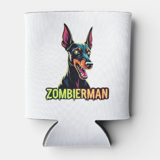 Doberman Dobermann Doby Dobermann Zombie Dog Hallo Dosenkühler (Vorderseite)