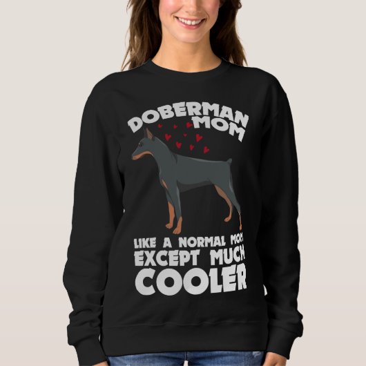 Doberman Dog 1002 Sweatshirt (Vorderseite)