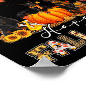 Doberman Dog Autumn Fall Pumpkin Truck Mappe Viele Poster (Ecke)