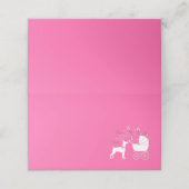 Doberman Dog Babydusche Welpe Dobermann Pinscher Platzkarte (Außenseite Aufgefaltet)