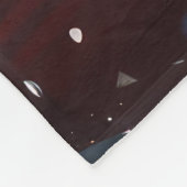 Doberman Dog Christmas Festive Fleecedecke (Ecke)