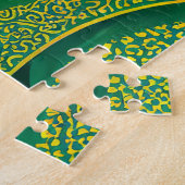 Doberman Dog in St. Patrick's Day Dress Puzzle (Seite)