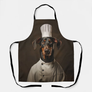 Doberman Dog Koch Schürze