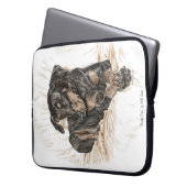 Doberman Dog Natural Oars Laptopschutzhülle (Vorderseite Links)