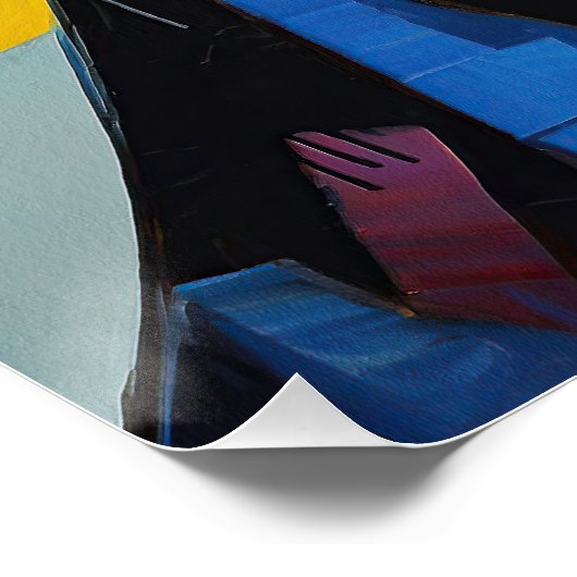 Doberman Dog Portrait 005 - Sable Gabriel Poster (Ecke)