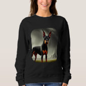 Doberman Dog Sweatshirt (Vorderseite)