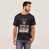 Doberman Dog   T-Shirt (Vorne ganz)