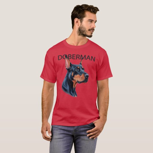 Doberman Dog T-Shirt (Vorne ganz)
