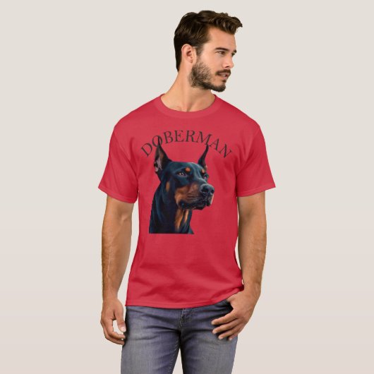 Doberman Dog T-Shirt (Vorne ganz)