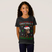 Doberman Dog Ugly Sweater Christmas Puppy Hund Lie T-Shirt (Vorne ganz)