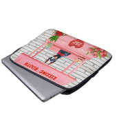 Doberman Dog Valentine's Day Kissing Booth Laptopschutzhülle (Vorne Knopf)