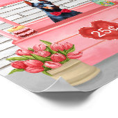 Doberman Dog Valentine's Day Kissing Booth Poster (Ecke)