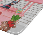 Doberman Dog Valentine's Day Kissing Booth Schneidebrett (Ecke)