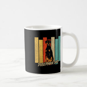 Doberman Dog Vater Dog Owner Fett Vintag Kaffeetasse