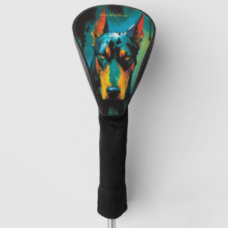 Doberman Dog - Zusammensetzung 001 Golf Headcover