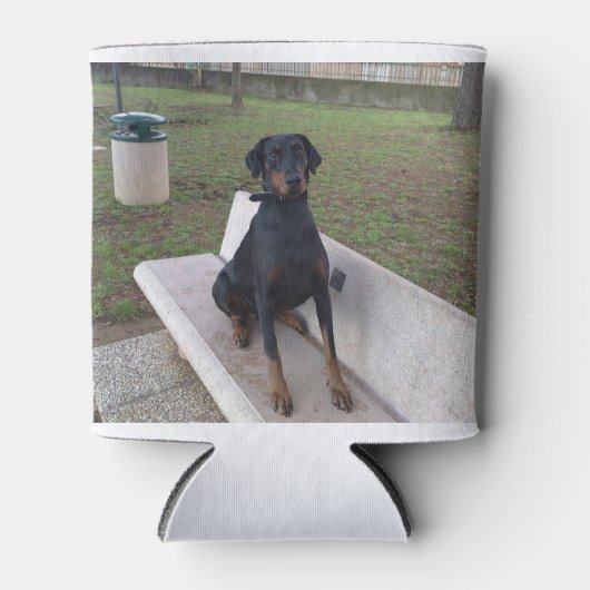 Doberman Flipper Dosenkühler (Vorderseite)
