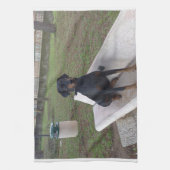 Doberman Flipper Geschirrtuch (Vertikal)