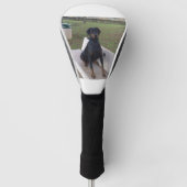 Doberman Flipper Golf Headcover (Vorderseite)