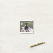 Doberman Flipper Post-it Klebezettel (Auf Schreibtisch)
