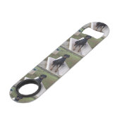 Doberman Flipper Speed Flaschenöffner (Vorderseite Schrägansicht)