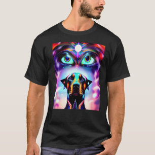 Doberman Galaxy Augen sehen alles Liebe meinen Dob T-Shirt