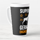 Doberman-Geschenk| Obere deutsche Ingenieurtechnik Milchtasse (Linke Ecke)