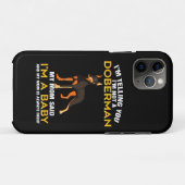 Doberman Gift | Ich sage Ihnen, ich bin kein Dober Case-Mate iPhone Hülle (Rückseite (Horizontal))