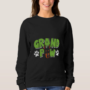 Doberman GRAND PAW Dog Owner Dobermanns Hunde Opa Sweatshirt