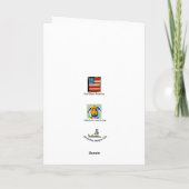 Doberman Grußkarte Karte (Rückseite)