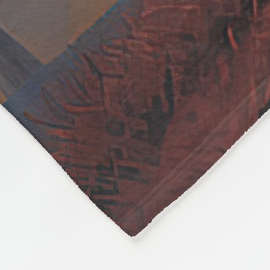 Doberman Halloween Beängstigend Fleecedecke (Ecke)