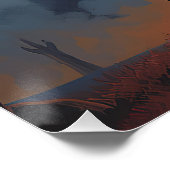 Doberman Halloween Beängstigend Poster (Ecke)