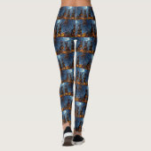 Doberman Halloween Spooky Leggings (Rückseite)