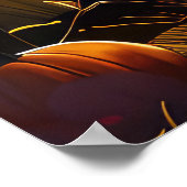 Doberman Halloween Spooky Poster (Ecke)