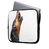 Doberman hewling laptopschutzhülle (Vorderseite Links)