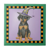 Doberman Hexch Fliese (Vorderseite)