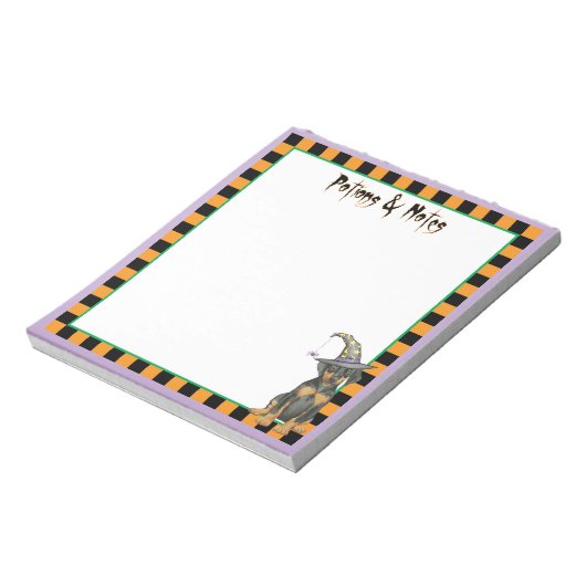 Doberman Hexch Notizblock (Rotiert)