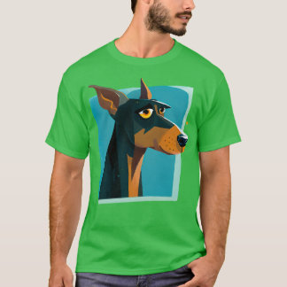 Doberman Hund sanft Für alle Hundefreunde T-Shirt
