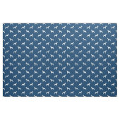 Doberman-Hund-Silhouette Stoff (Fat Quarter (45,7 x 55,9 cm))