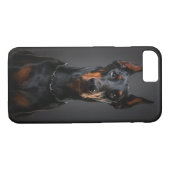 Doberman iPhone 7, Barely There Case-Mate iPhone Hülle (Rückseite (Horizontal))