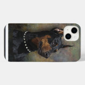 Doberman iPhone Hülle (Rückseite (Horizontal))
