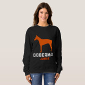 Doberman Junkie 1228 Sweatshirt (Vorne ganz)