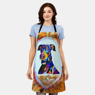 Doberman Liebe Schürze