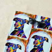 Doberman Liebe Strandtuch (Beispiel)