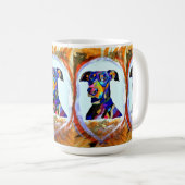 Doberman Liebe Tasse (VorderseiteRechts)