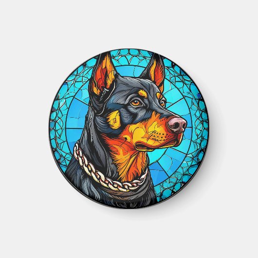 Doberman Magnet (Vorne)