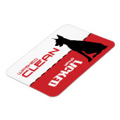 Doberman, Magnet für große Dane-Geschirrspüler (Linke Seite)