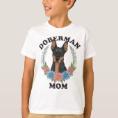 Doberman Mama Ever T-Shirt (Vorderseite)